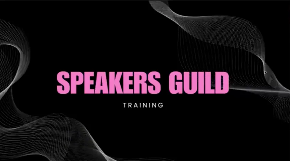 Speakers-Guild-Training